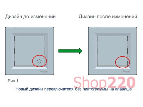 Изменение дизайна переключателя Asfora