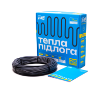 Нагревательный кабель 56 м, 5,6 - 7,0 кв. м, 970Вт, ZUBR DC Cable 17 / 970 Вт