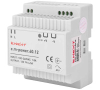 Блок питания 12 В DC, 60 Вт на din-рейку, e.m-power.60.12 Enext