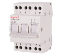 Переключатель на 3 положения, 63А, 3 полюса, e.is3.pro.3.63 Enext p008015