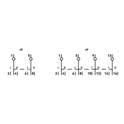 Переключатель на 3 положения, 40А, 4 полюса, e.is3.pro.4.40 Enext p008025