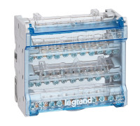 Кросс-модуль на din-рейку 125А, 4 полюса, LEXIC Legrand 400408
