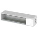 Розеточный блок на 4 (5) розетки К45, белая заглушка, Ofiblock COMPACT Simon KFC204/9