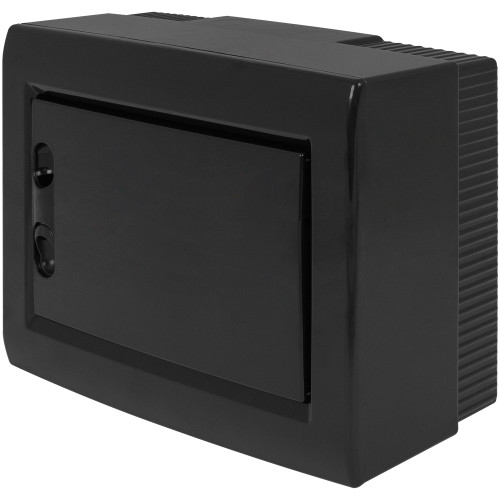 Щит черного цвета на 8 модулей, навесной, e.plbox.pro.n.08b.black ENEXT CP32908B