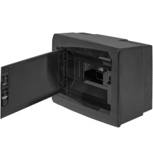 Щит черного цвета на 8 модулей, навесной, e.plbox.pro.n.08b.black ENEXT CP32908B