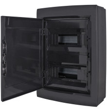 Щит черного цвета на 24 модуля, навесной, e.plbox.pro.n.24b.black ENEXT CP32924B