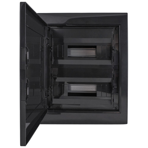 Щит черного цвета на 24 модуля, навесной, e.plbox.pro.n.24b.black ENEXT CP32924B