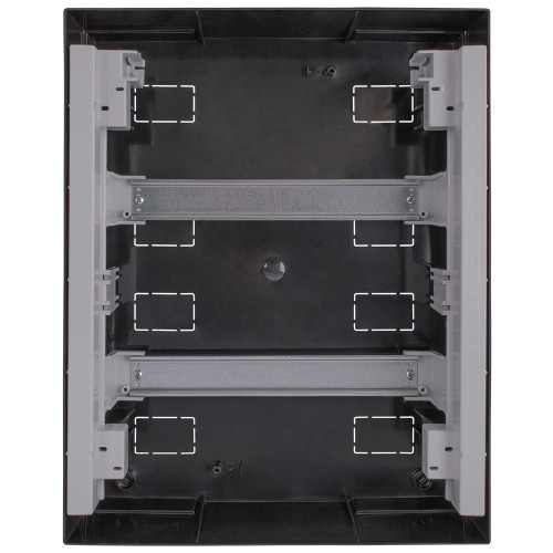 Щит черного цвета на 24 модуля, навесной, e.plbox.pro.n.24b.black ENEXT CP32924B
