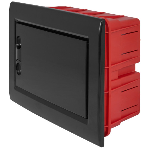 Щит черного цвета на 8 модулей, встраиваемый, e.plbox.pro.w.08b.black ENEXT CP12908B
