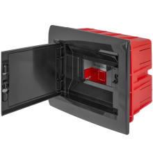 Щит черного цвета на 8 модулей, встраиваемый, e.plbox.pro.w.08b.black ENEXT CP12908B
