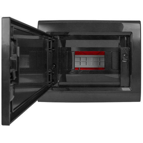 Щит черного цвета на 8 модулей, встраиваемый, e.plbox.pro.w.08b.black ENEXT CP12908B