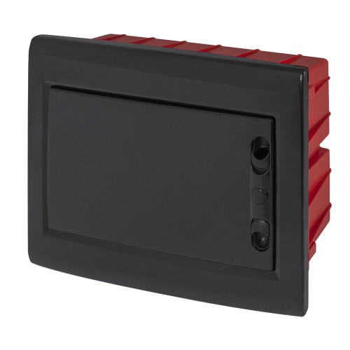 Щит черного цвета на 12 модулей, встраиваемый, e.plbox.pro.w.12b.black ENEXT CP12912B