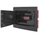 Щит черного цвета на 12 модулей, встраиваемый, e.plbox.pro.w.12b.black ENEXT CP12912B
