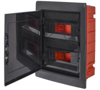 Щит черного цвета на 24 модуля, встраиваемый, e.plbox.pro.w.24b.black ENEXT CP12924B