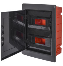Щит черного цвета на 24 модуля, встраиваемый, e.plbox.pro.w.24b.black ENEXT CP12924B