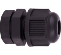 Кабельный ввод M12, черный, IP68, e.mg.stand.12 Enext s067011