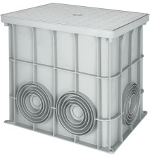 Колодец кабельный пластиковый 360х260х320 мм с крышкой, e.manhole.360.260.320.cover Enext CP362632
