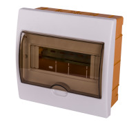 Щит электрический на 8 модулей, встраиваемый, e.plbox.stand.w.08k Enext s029101