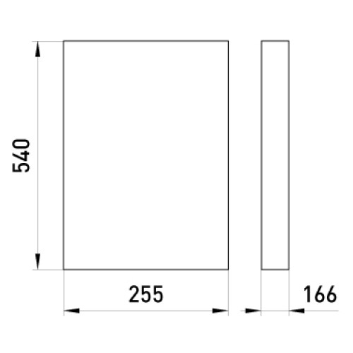 Ящик ЯПРП-100А, перекидной рубильник BP32-31B71250, IP54, Enext