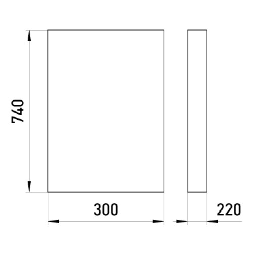 Ящик ЯПРП-400А, перекидной рубильник BP32-37B71250, IP54, Enext