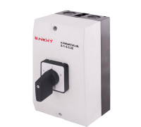 Переключатель I-0-II в корпусе, 32А, 3 полюса, e.industrial.sb.0-1-2.3.32 Enext i0360016