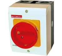 Пакетный выключатель (0-1) в корпусе 63А, 4 полюса, e.industrial.sb.1-0.4.63 Enext i0360010