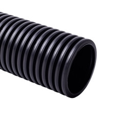 Труба гофрированная двухслойная D= 40 мм, черный, бухта 50м, Kopoflex Kopos KF 09040_FA