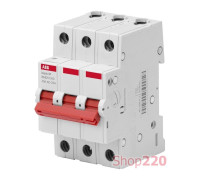 Выключатель нагрузки 16А, 3 фазы, BMD51316 ABB