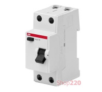 УЗО 40А, 300мА, 2 полюса, тип АС, ABB BMF43240