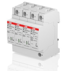 Ограничитель импульсных перенапряжений OVR T2 3N 40-275 P QS, ABB