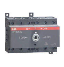 Переключатель нагрузки 1-0-2, 80А, 3 полюса, OT80F3C ABB
