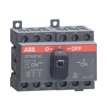 Переключатель нагрузки 1-0-2, 40А, 3 полюса, OT40F3C ABB