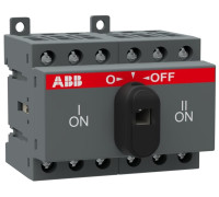 Реверсивный рубильник ABB 1-0-2, 25А, 3 полюса, OT25F3C