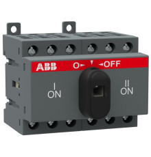 Реверсивный рубильник ABB 1-0-2, 25А, 3 полюса, OT25F3C