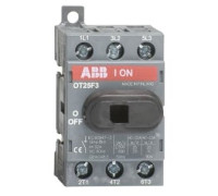Выключатель нагрузки поворотный, 25А, 3 фазы, OT25F3 ABB
