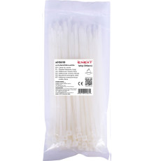 Кабельная стяжка 150мм х 4мм, белый, e.ct.stand.150.4.white Enext s015019