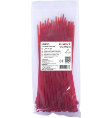 Кабельная стяжка 150мм х 4мм, красный, e.ct.stand.150.4.red Enext s015021