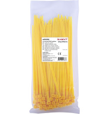 Кабельная стяжка 200мм х 3мм, желтый, e.ct.stand.200.3.yellow Enext s015016
