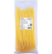 Кабельная стяжка 300мм х 5мм, желтый, e.ct.stand.300.5.yellow Enext s015046