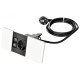 Розетка 220В с USB тип А+С в столешницу, белый, Versapad ASA 060.08F.00063