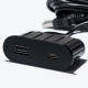 Розетка USB тип А+С в стол/мебель, черный, Versapick ASA ASA-060.29Z.00061