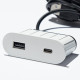 Розетка USB тип А+С в стол/мебель, белый, Versapick ASA ASA-060.29Z.00059