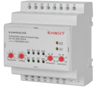 Реле автоматического ввода резерва, 8А, e.control.v12 Enext