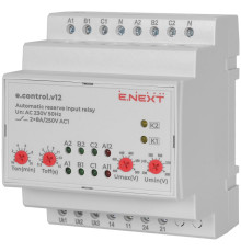 Реле автоматического ввода резерва, 8А, e.control.v12 Enext
