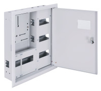 Щит для 3ф. счетчика + 27 модулей, встраиваемый, e.mbox.pro.w.f3.27 Enext