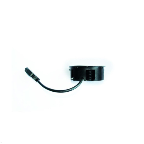 Блок розеток 1х220 + USB тип А+С в стол Bachmann TWIST 2, нержавеющая сталь