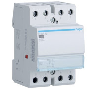 Контактор 230В 40 A, 2но + 2нз, Hager ESC442
