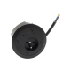 Врезной блок розеток 220В + USB тип C, черный, S483 Simon