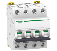 Автоматический выключатель 32А, 4 полюса, кривая C, IC60N Acti9 Schneider Electric