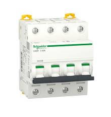 Автоматический выключатель 50А, 4 полюса, кривая C, IC60H Acti9 Schneider Electric